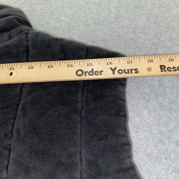 Vintage Puffa Black Quilted Puffer Vest Men's Small Outdoor Wear Plaid Lined‎ - Picture 16 of 16